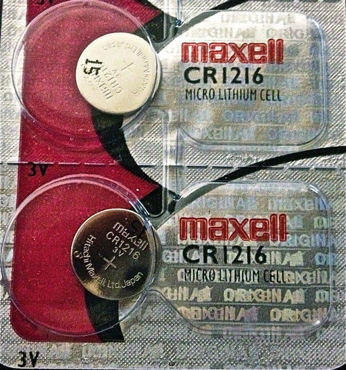 CR 1216 MAXELL LITHIUM BATTERIES (10 piece) 3V watch New Authorized Seller