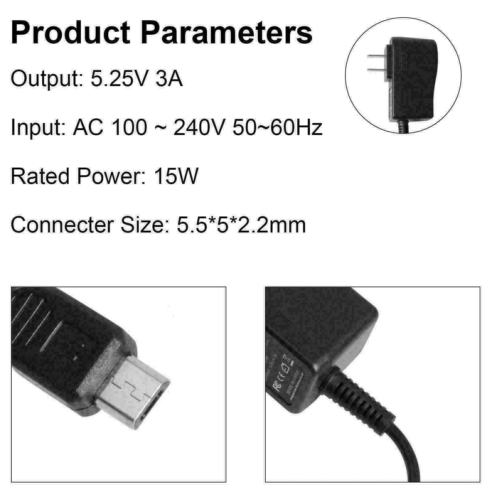 AC Adapter Charger for Google Home Mini Speaker Power Supply Cord Charging Cable