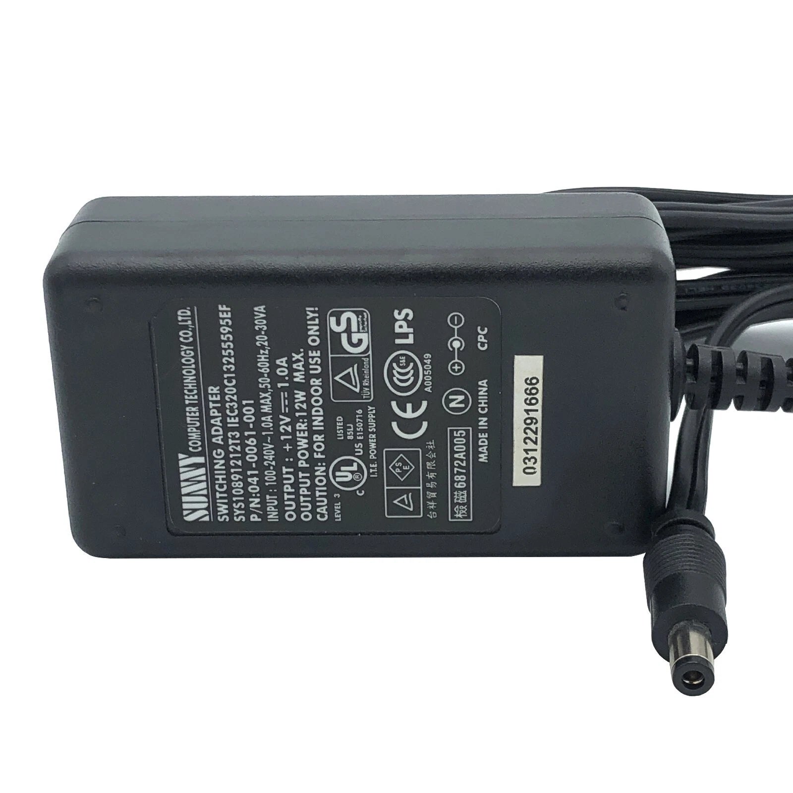 NEW Genuine Sunny AC Power Adapter 12V for Ubiquiti Networks EdgeRouter Lite