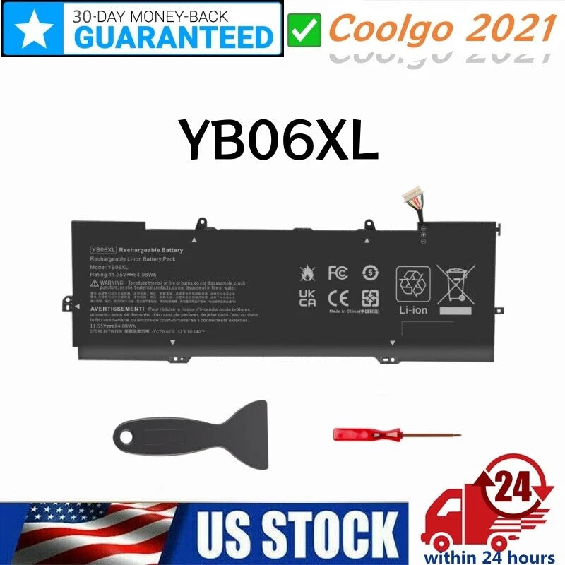YB06XL Battery For HP Spectre X360 15-CH 2018 928372-855 HSTNN-DB8H YBO6XL