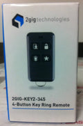 Brand New 2GIG 2GIG-KEY2-345 4 Button Wireless Remote Keyfob, 2gig-key2 Battery
