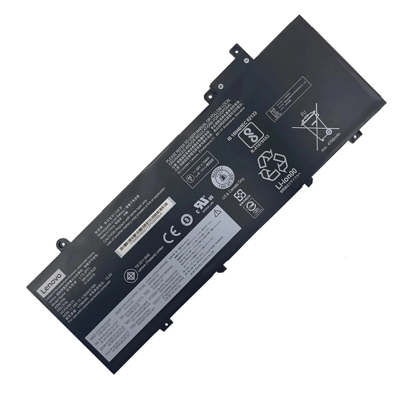 OEM 01AV478 Battery For Lenovo ThinkPad T480s L17L3P71 L17M3P71 01AV479 01AV480
