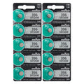 10 pack / 397 Murata Watch Batteries SR726SW