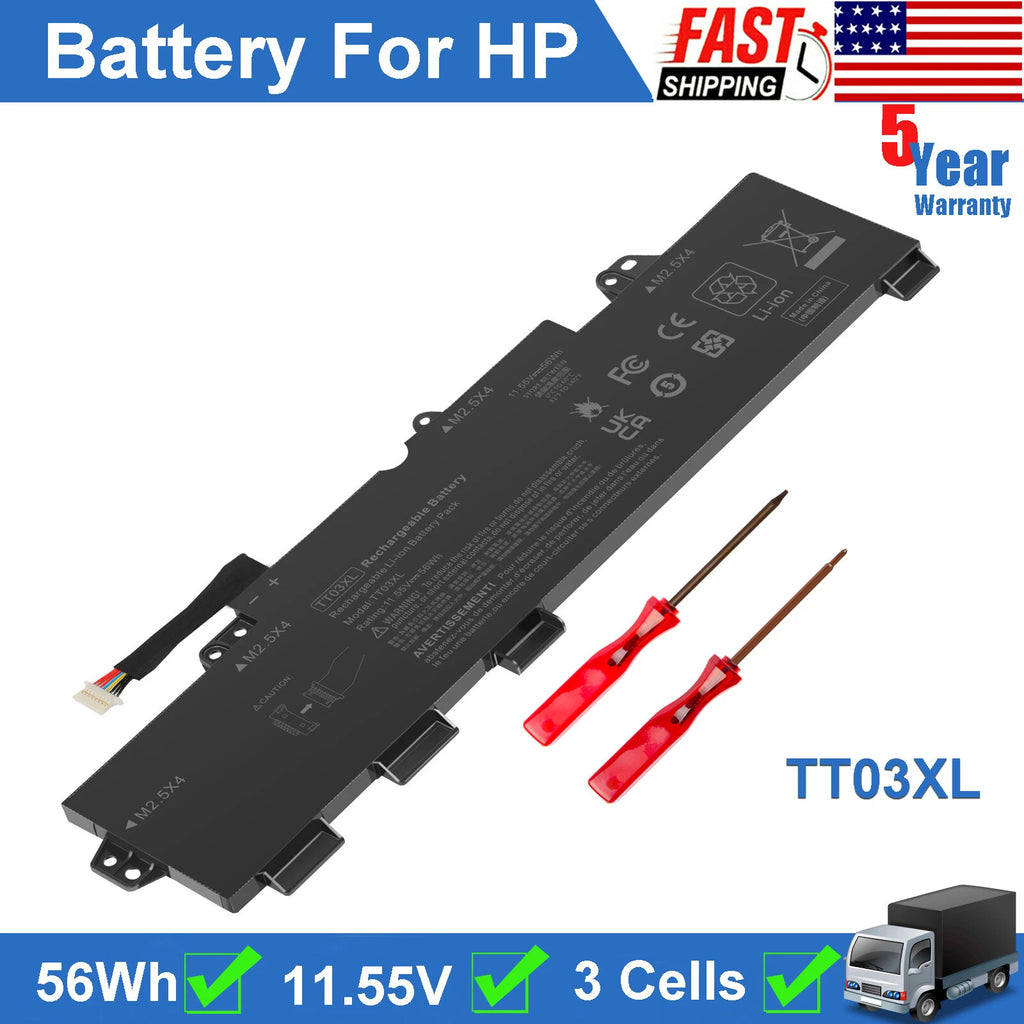 Laptop Battery TT03XL for Hp EliteBook 755 G5,850 G5, 850 G6, ZBook 15U G5 G6