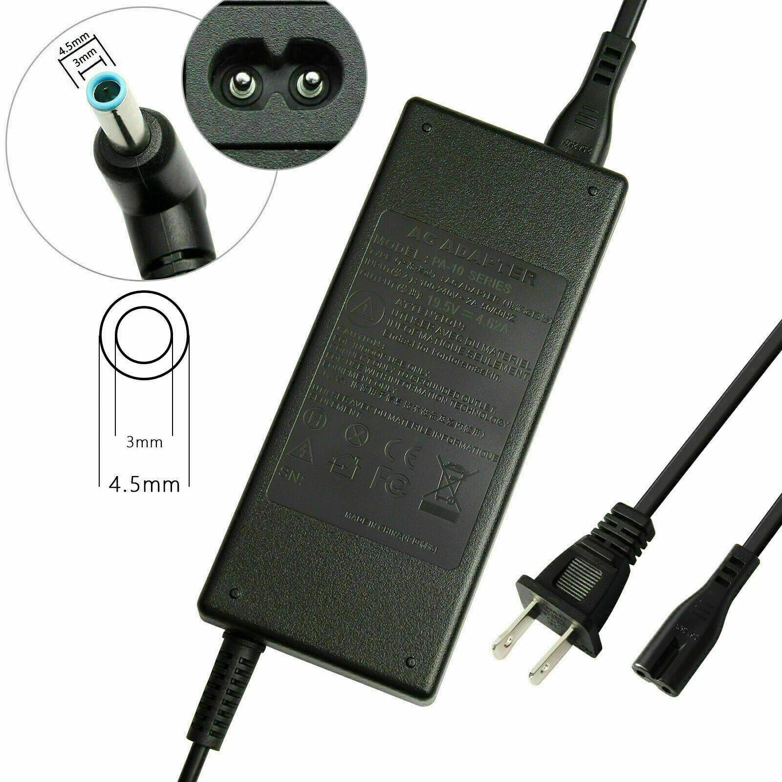 AC Adapter Charger For HP ProBook 640-G2 645-G2 650-G2 655-G2 Power Cord Supply