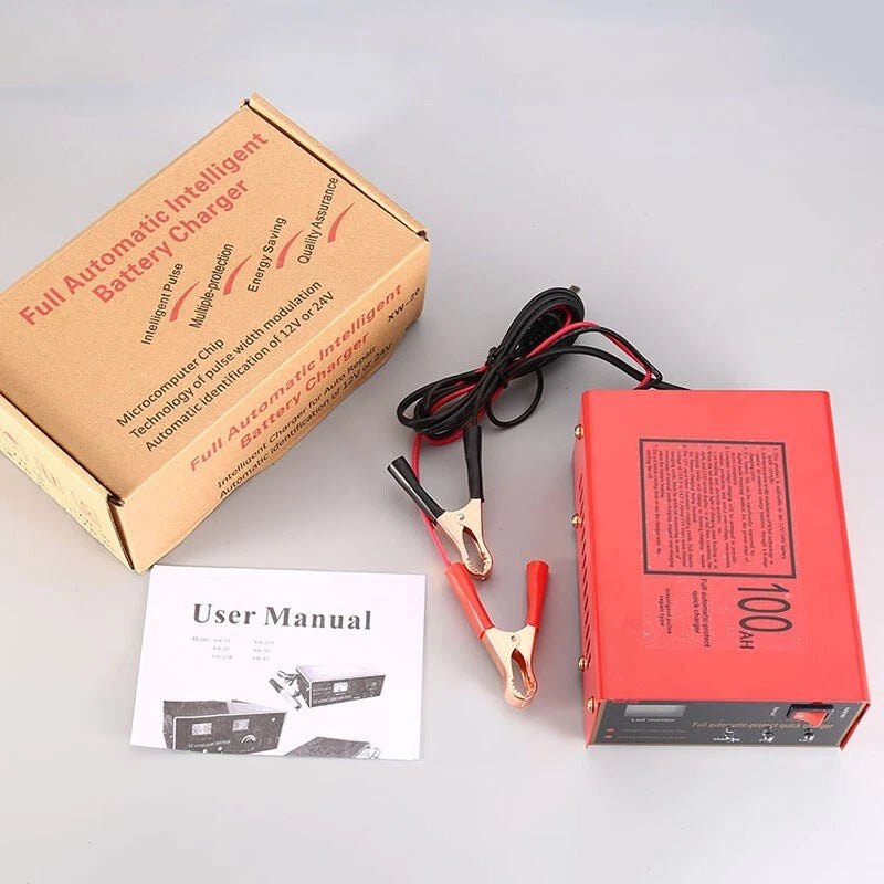 Maintenance Free Battery Charger 12V/24V 10A 140W Output For Electric Car Pro