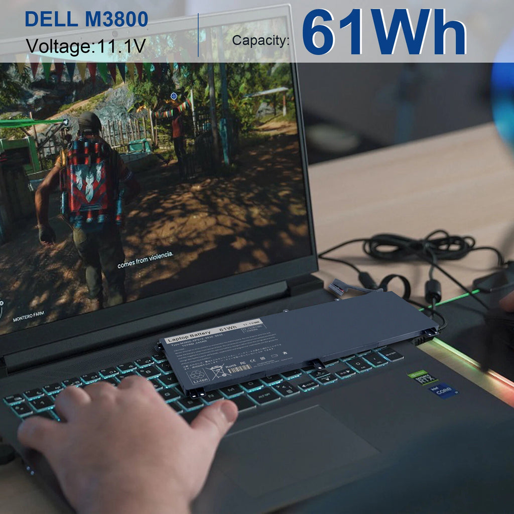 61Wh Battery for Dell XPS 15 9530 Precision M3800 T0TRM H76MV Y758W 245RR