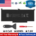 F3YGT Battery For Dell Latitude 12 13 14 E7280 E7480 7480 7490 7380 7390 2X39G