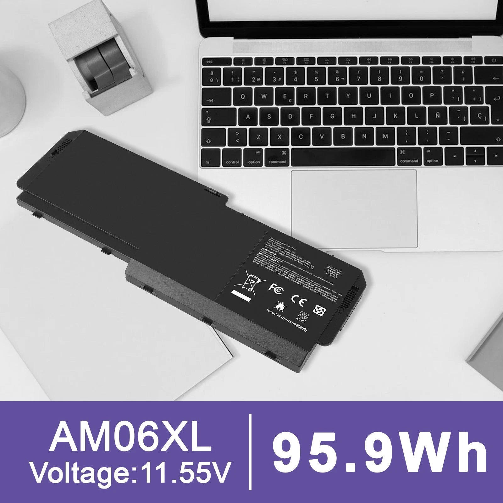 ?AM06XL Battery for HP ZBook 17 G5 17 G6 Series HSTNN-IB8G L07350-1C1 95.9wh
