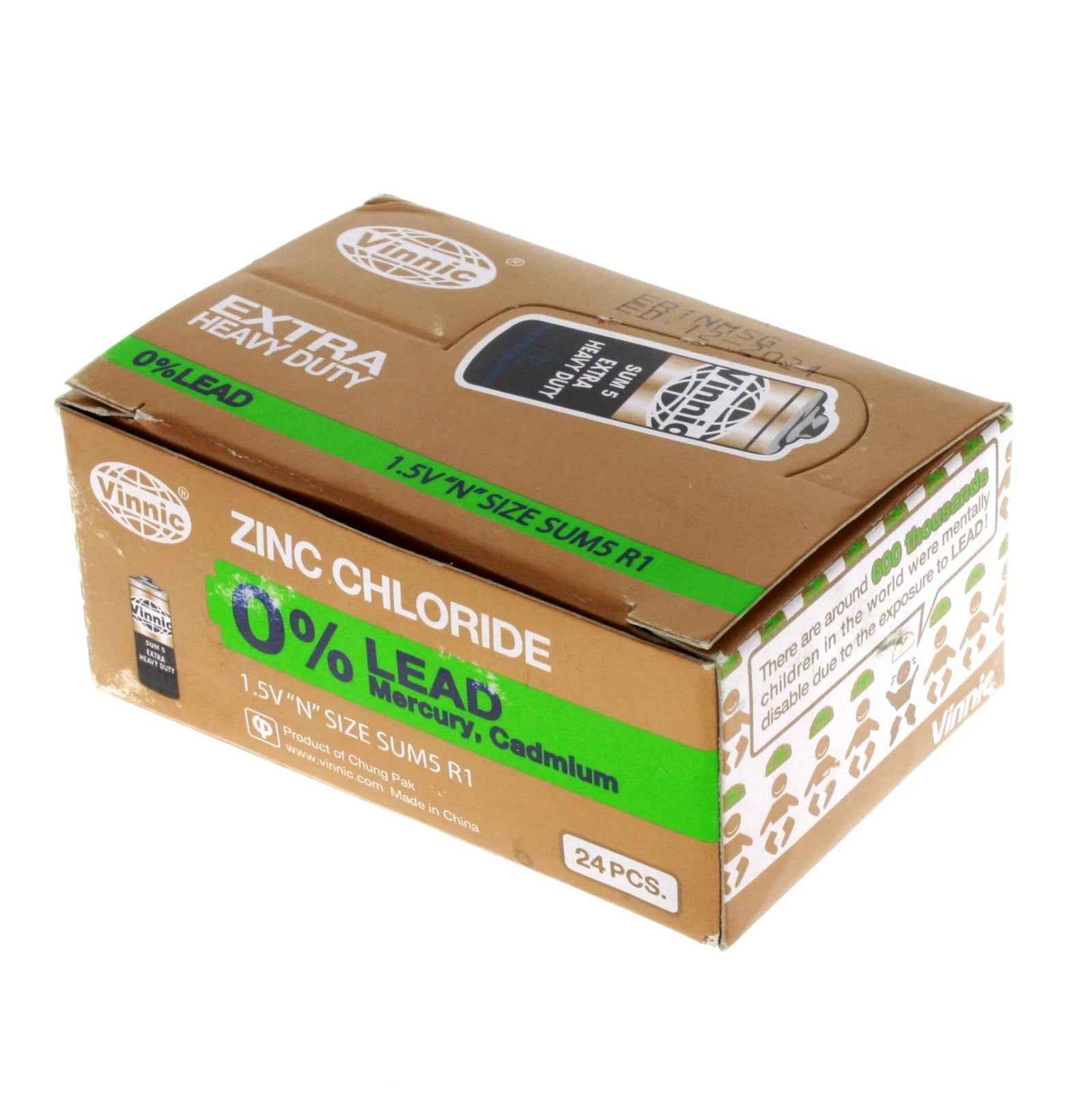 LOW COST 24pc N Size Batteries For Chemical Disasters, Blackouts, Earthquakes