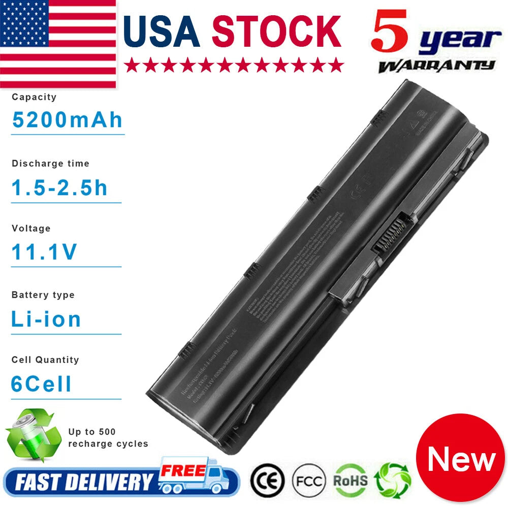 MU06 Battery for HP 2000 Notebook CQ56 CQ32 CQ42 G62 G72 G56 593553-001