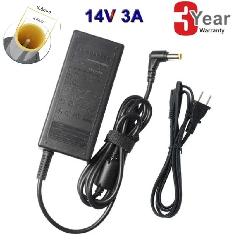 AC Power Adapter Charger for Samsung SyncMaster PX2370 XL2270 LED LCD Monitor