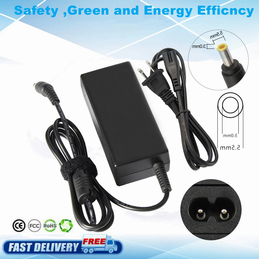 12V 60W AC Adapter Power For Samsung ATIV Book 4 NP470R5E-K01UB NP470R5E-K02UB