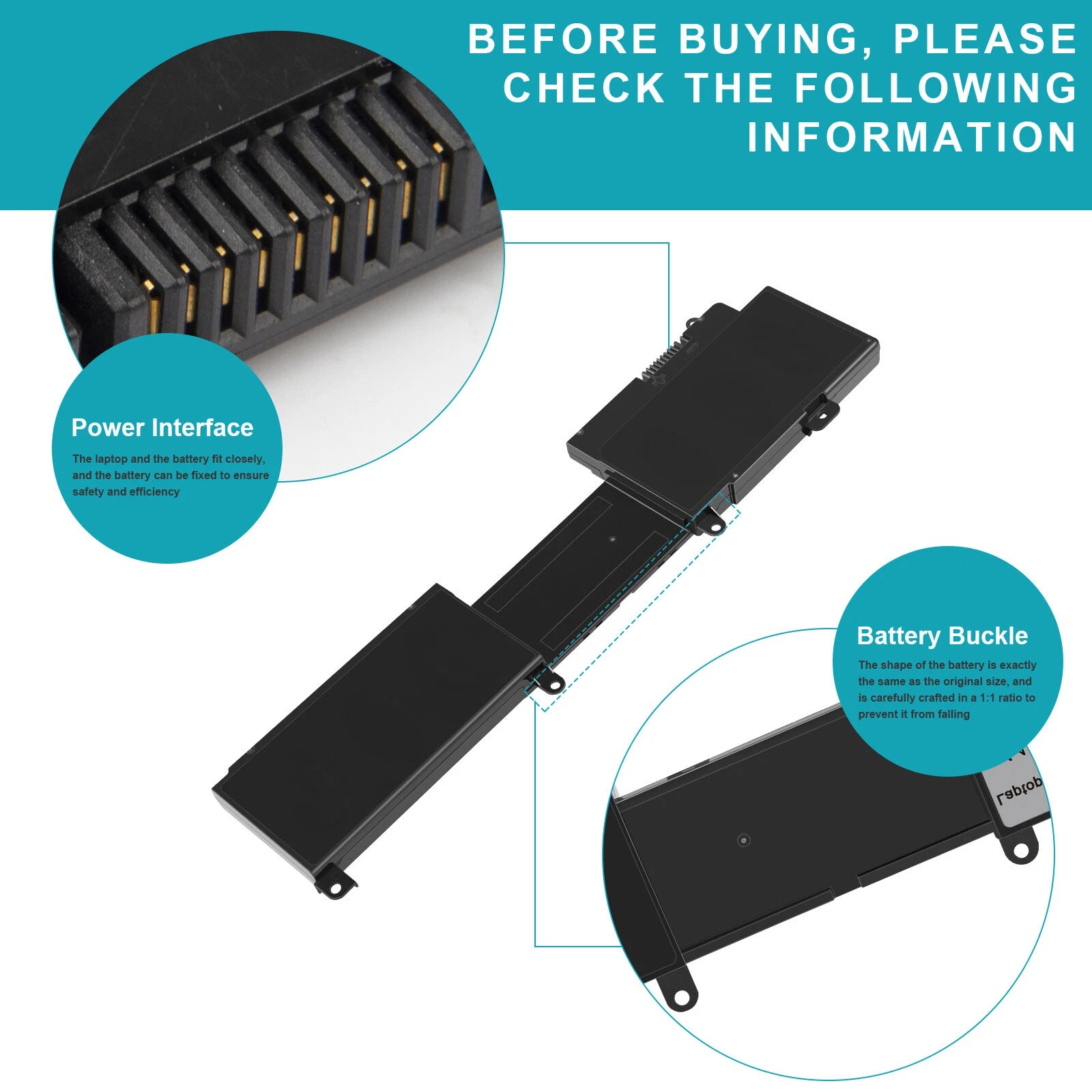 2NJNF Battery for Dell Inspiron 14z-5423 15z-5523 8JVDG 0TPMCF 08JVDG with Tools