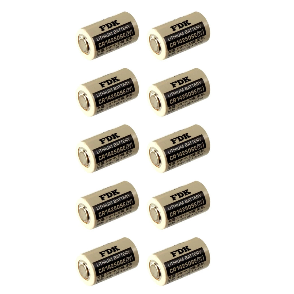 10x CR14250SE 3V 1/2 AA Lithium Battery Compatible With Sanyo CR2NP