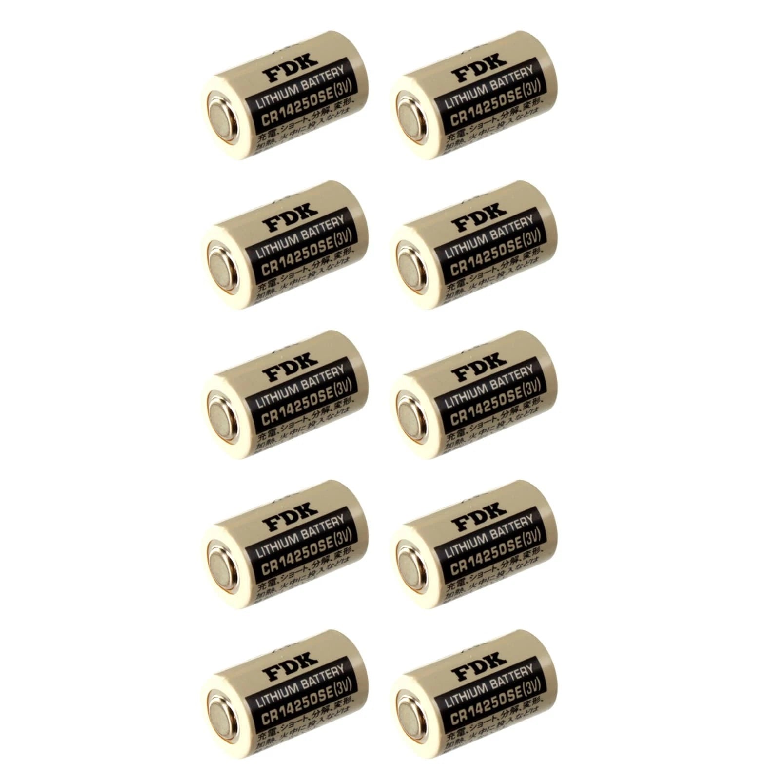 10x CR14250SE 3V 1/2 AA Lithium Battery Compatible With Sanyo CR2NP