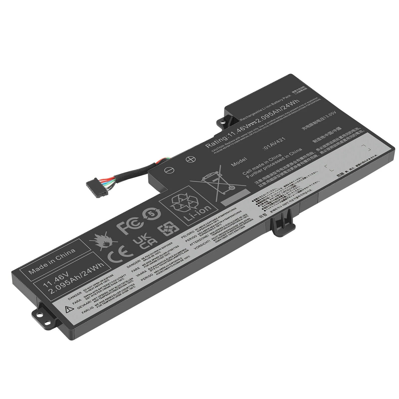 01AV421 01AV419 Battery for Lenovo ThinkPad T470 T480 A475 A485 TP25 Series 24Wh