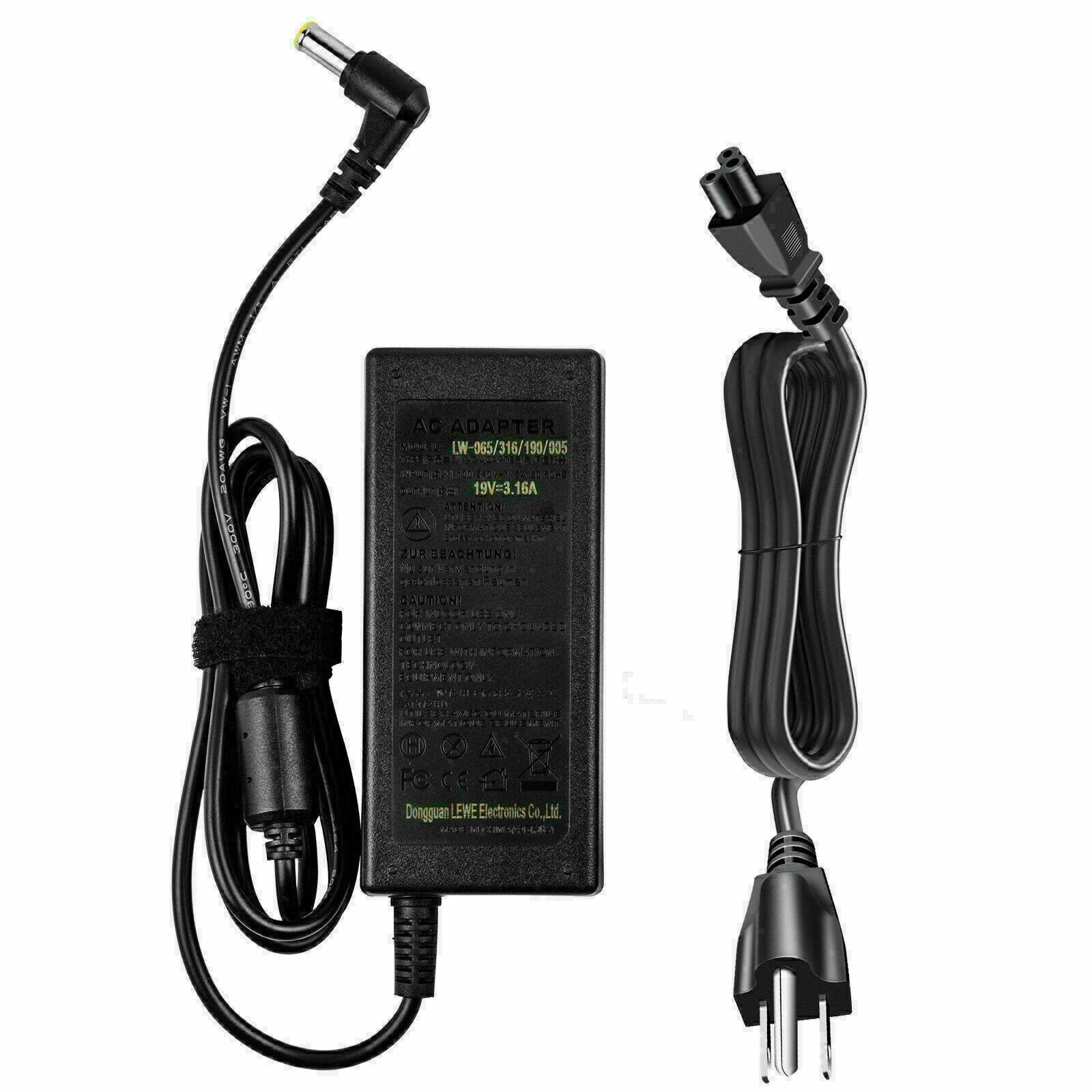 19V AC Adapter Power Supply For LG Electronics LED LCD 4K UHD Monitor 19" To 34"