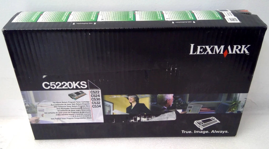Genuine New Lexmark C5220KS Black Toner Cartridge C522/524/530/532/534