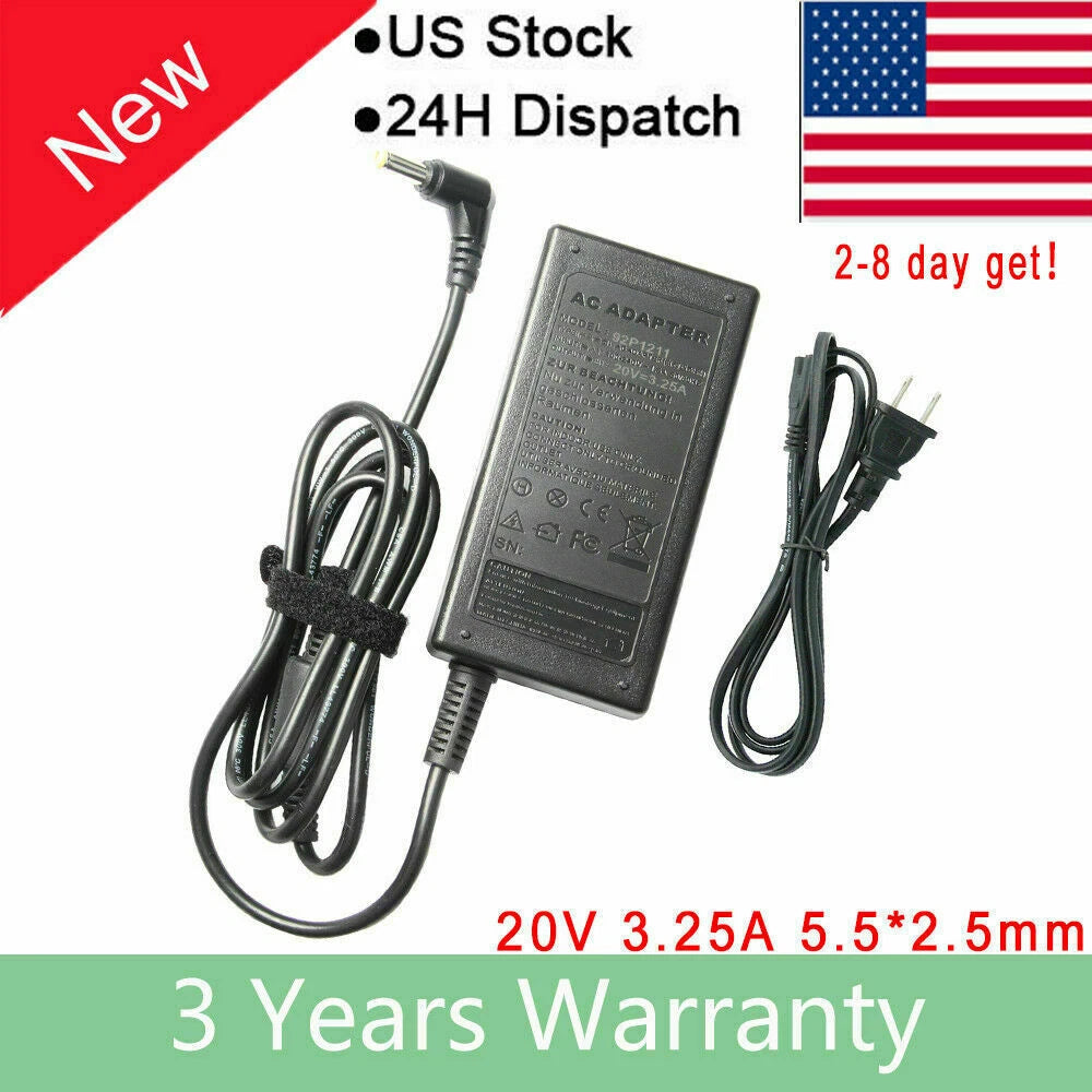 AC Adapter Charger Power Cord for Lenovo V470-4396-28U V570-1066AEU V570-1066AR