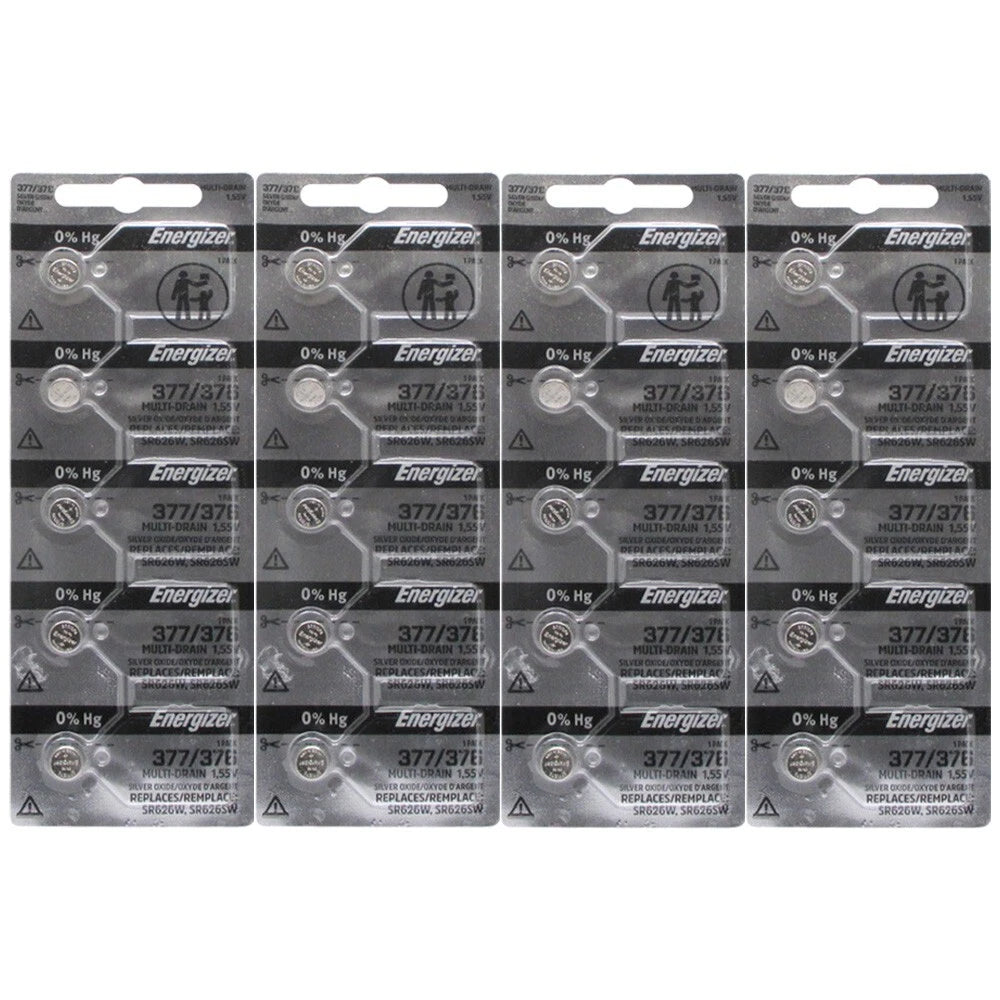 20 377 / 376 Energizer Watch Batteries