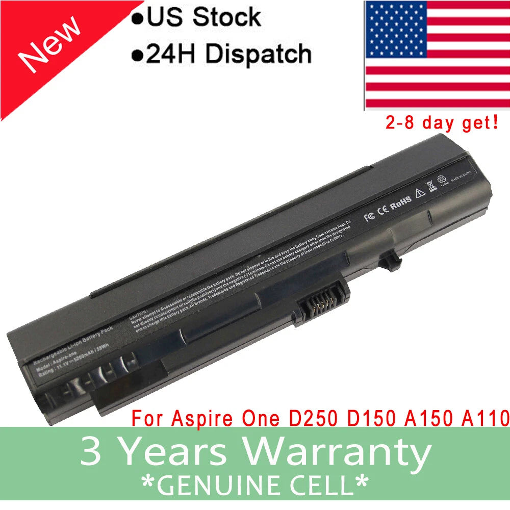 Battery UM08A32 UM08A52 UM08B31 UM08B32 UM08B71 For Acer Aspire One A150X F