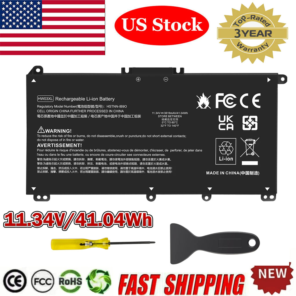 HW03XL Battery for HP Pavilion 15-EG 15-EH 14-FQ0013DX L96887-541 L96887-1D1