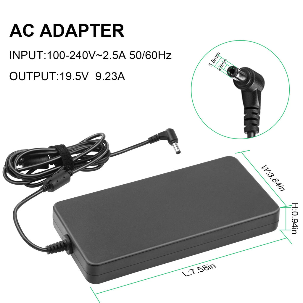 180W Laptop Charger For Asus ADP-180MB ROG G750JM 19.5V 9.23A AC Power Adapter