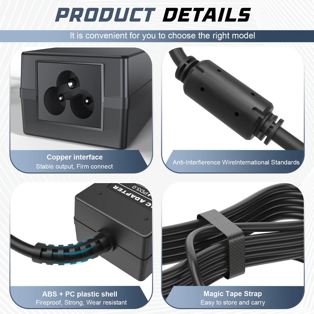 45W AC Adapter Charger For DELL Inspiron 11 13 15 5000 5579 7000 7569 7579 P58F