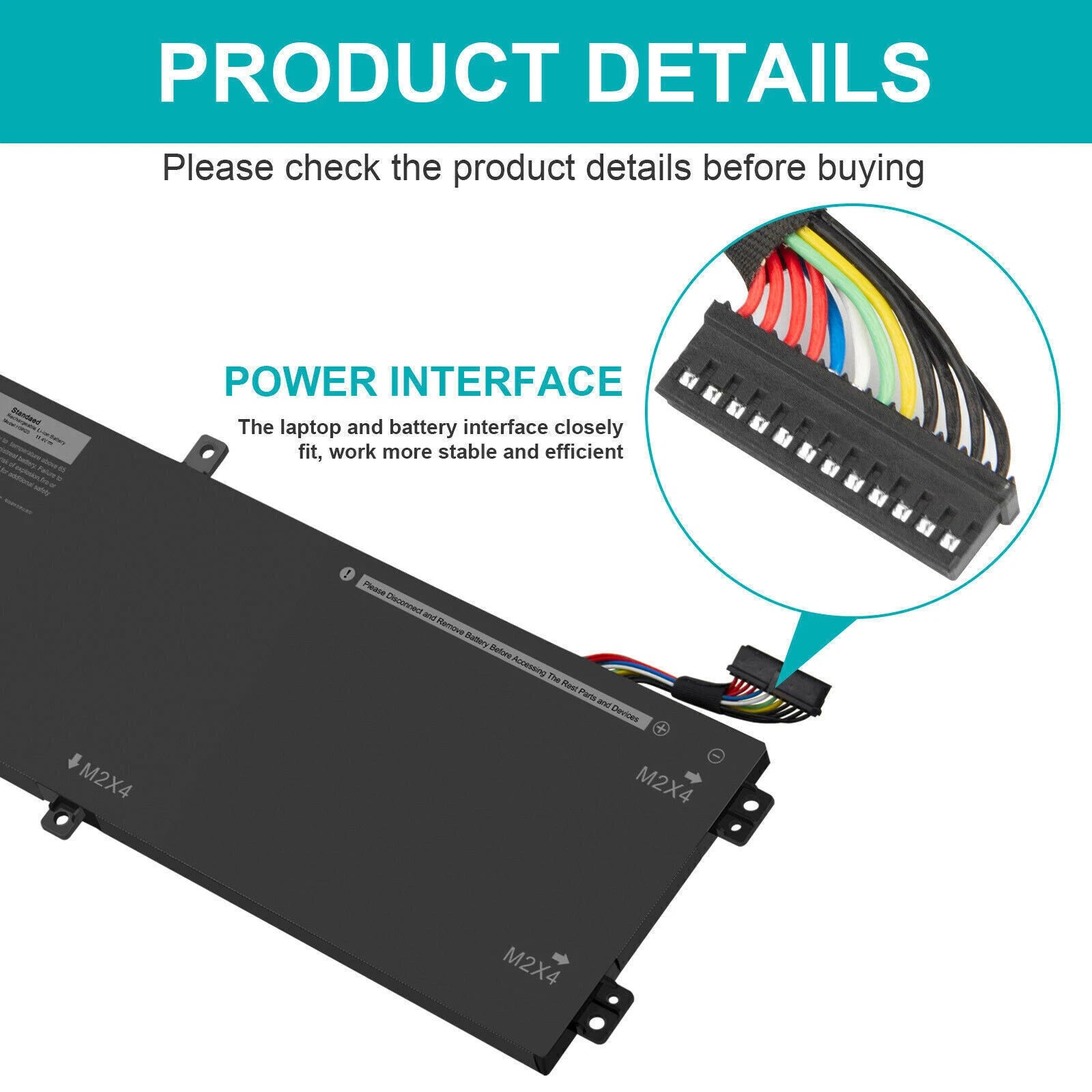 ?H5H20 Battery For Dell XPS 15 9550 9560 9570 Precision 5530 5520 M5520 RRCGW