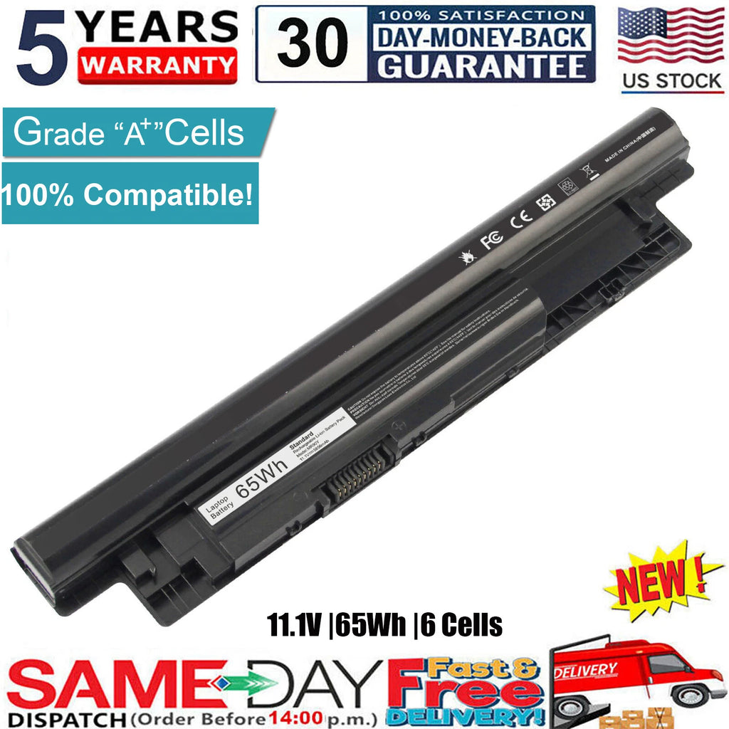 6 Cell Laptop Battery for Dell Inspiron 3521 5521 5421 3721 MR90Y TYPE XCMRD US