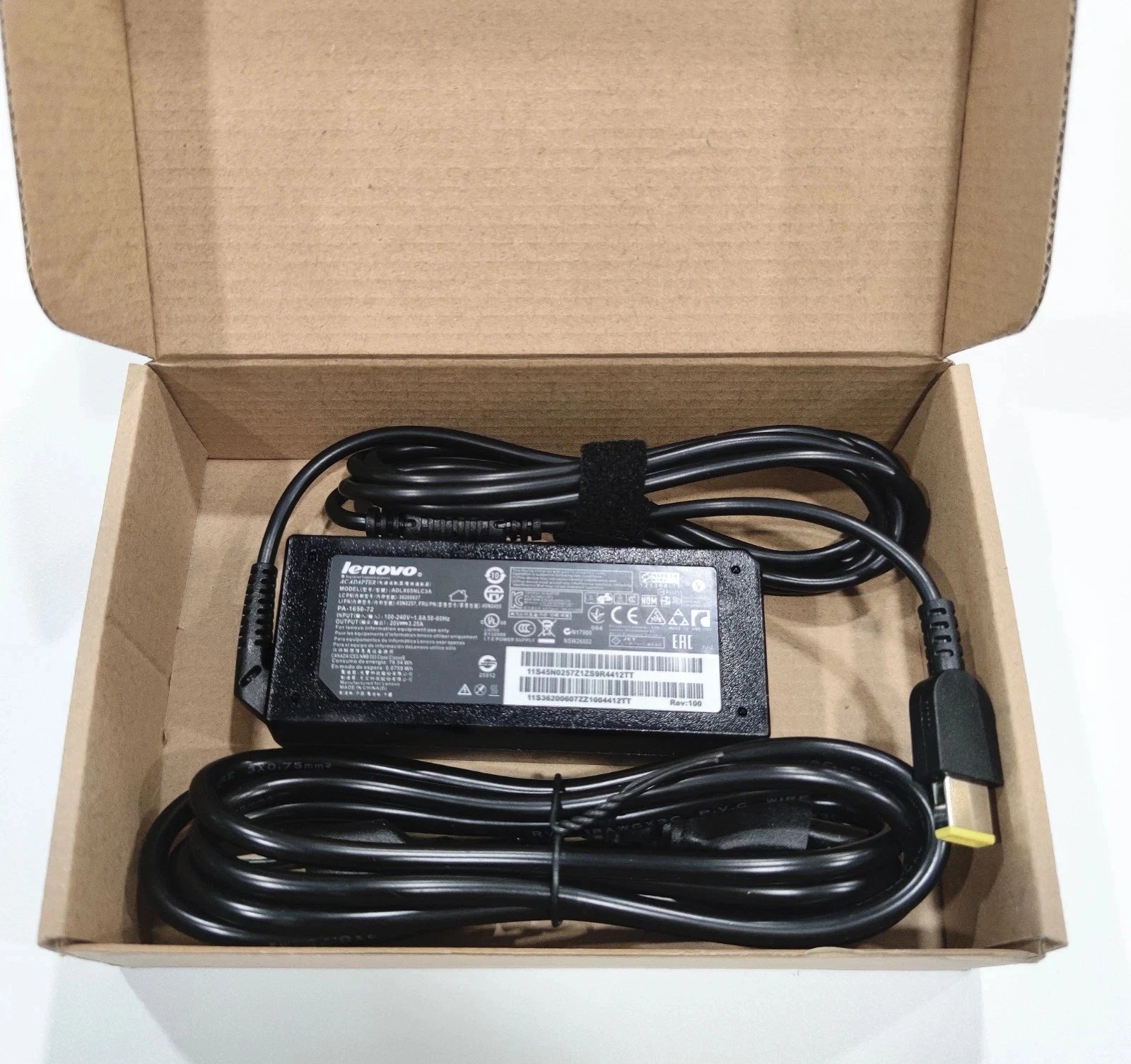 OEM 65W ThinkPad AC Power Adapter Laptop Charger Slim USB Tip 20V 3.25A NEW
