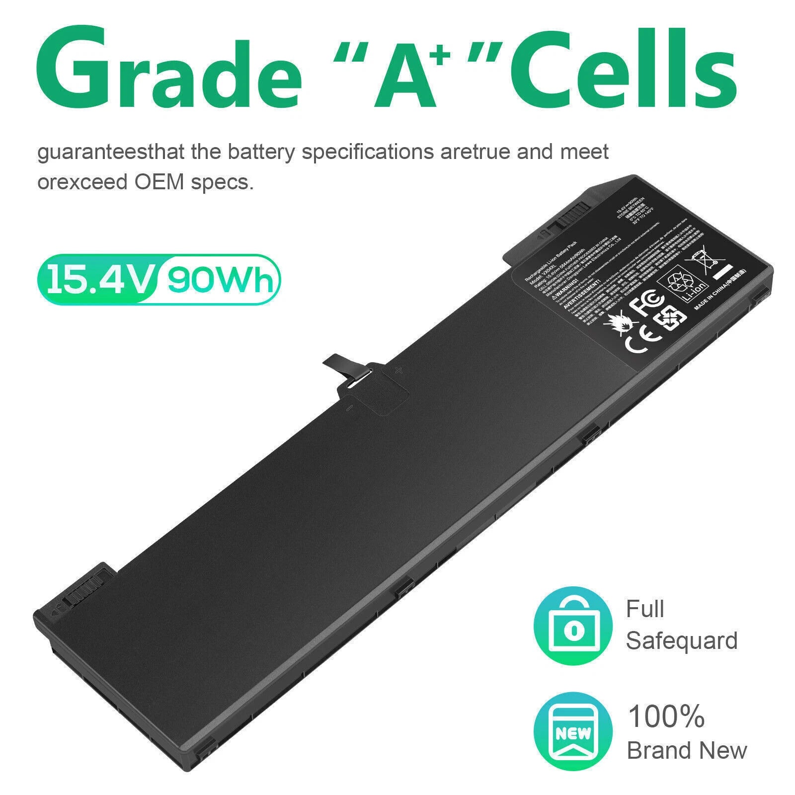 VX04XL Battery for HP ZBook 15 G5 G6 L05766-855 L06302-1C1 HSTNN-IB8F HSN-Q13C