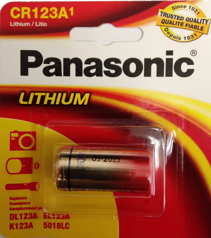Panasonic 123 CR123A CR 123 3V Photo Lithium Battery