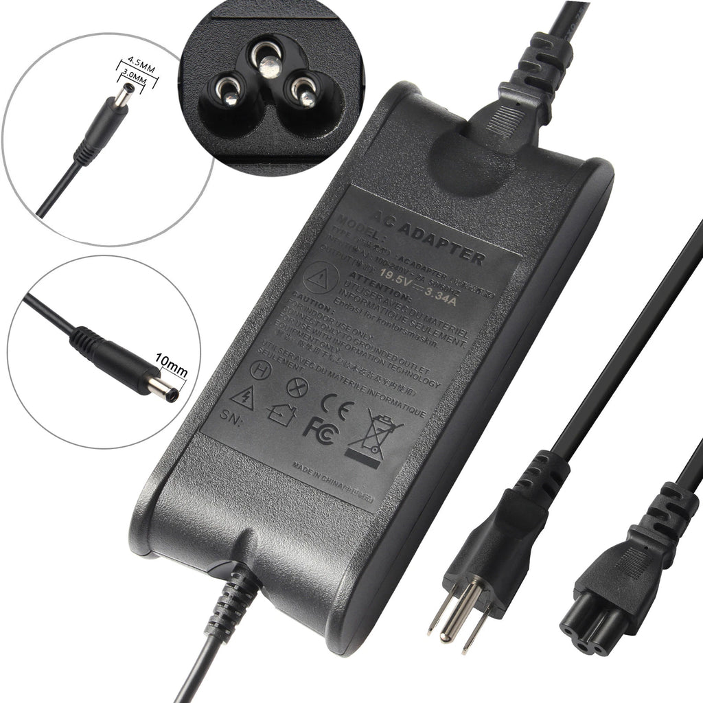 Laptop Power Adapter Charger for Dell Inspiron P20T P28E P57G P60G P64G P51F