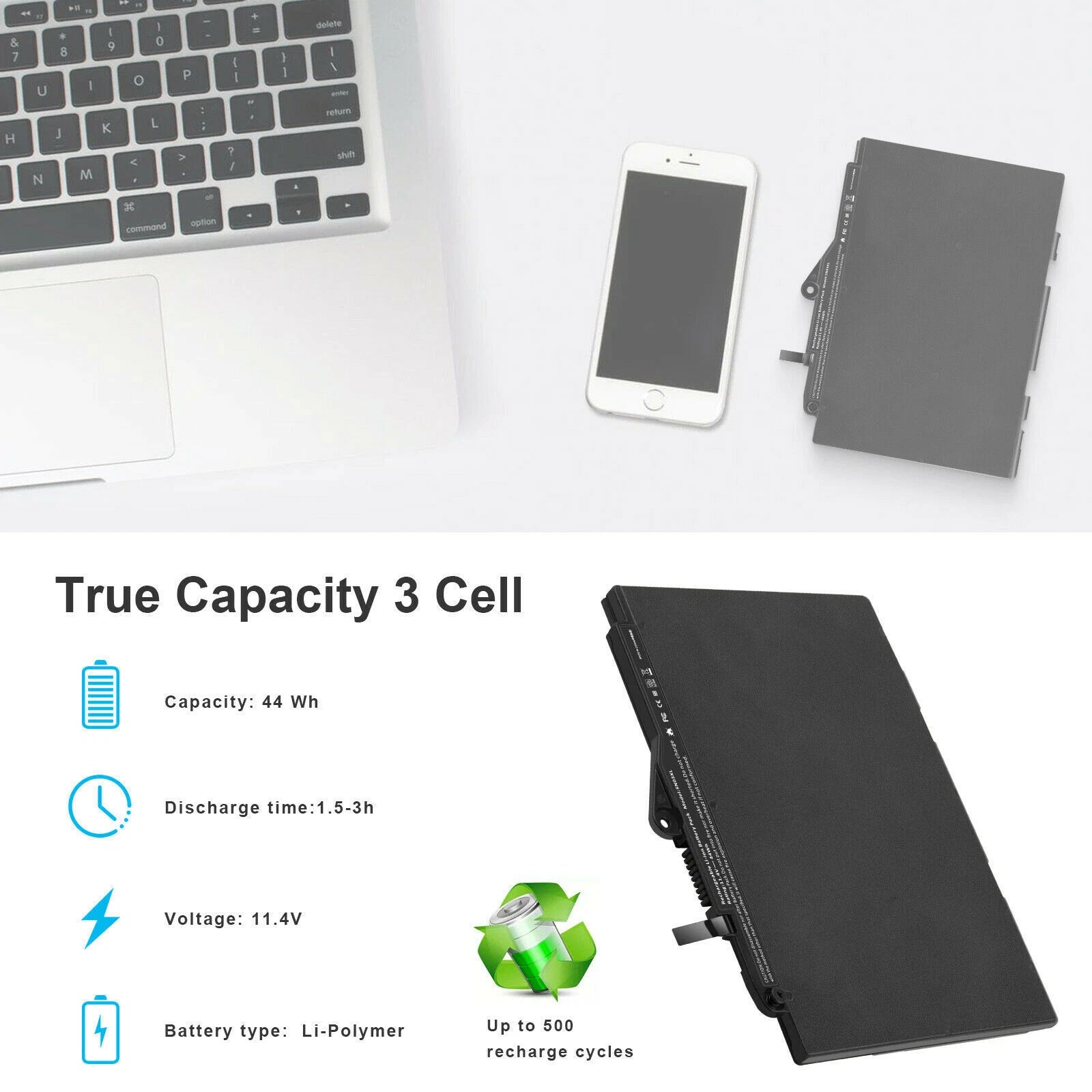 LOT BATTERY SN03XL FOR HP EliteBook 820 G3 G4 725 G3 G4 800514-001 HSTNN-DB6V