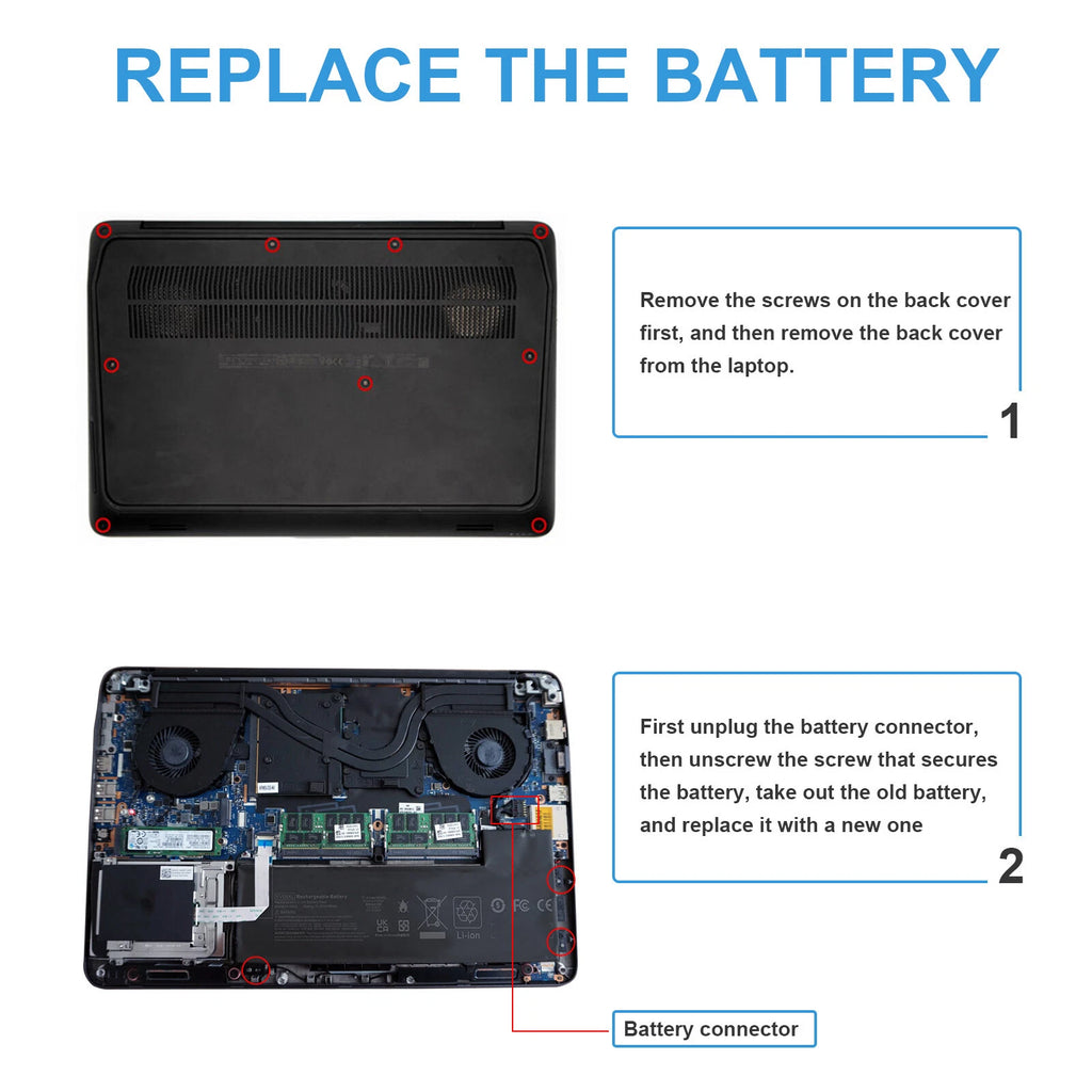 Battery For HP ZBook 15 G3 G4 Series VV09XL 808452-001 HSTNN-DB7D VV09090XL