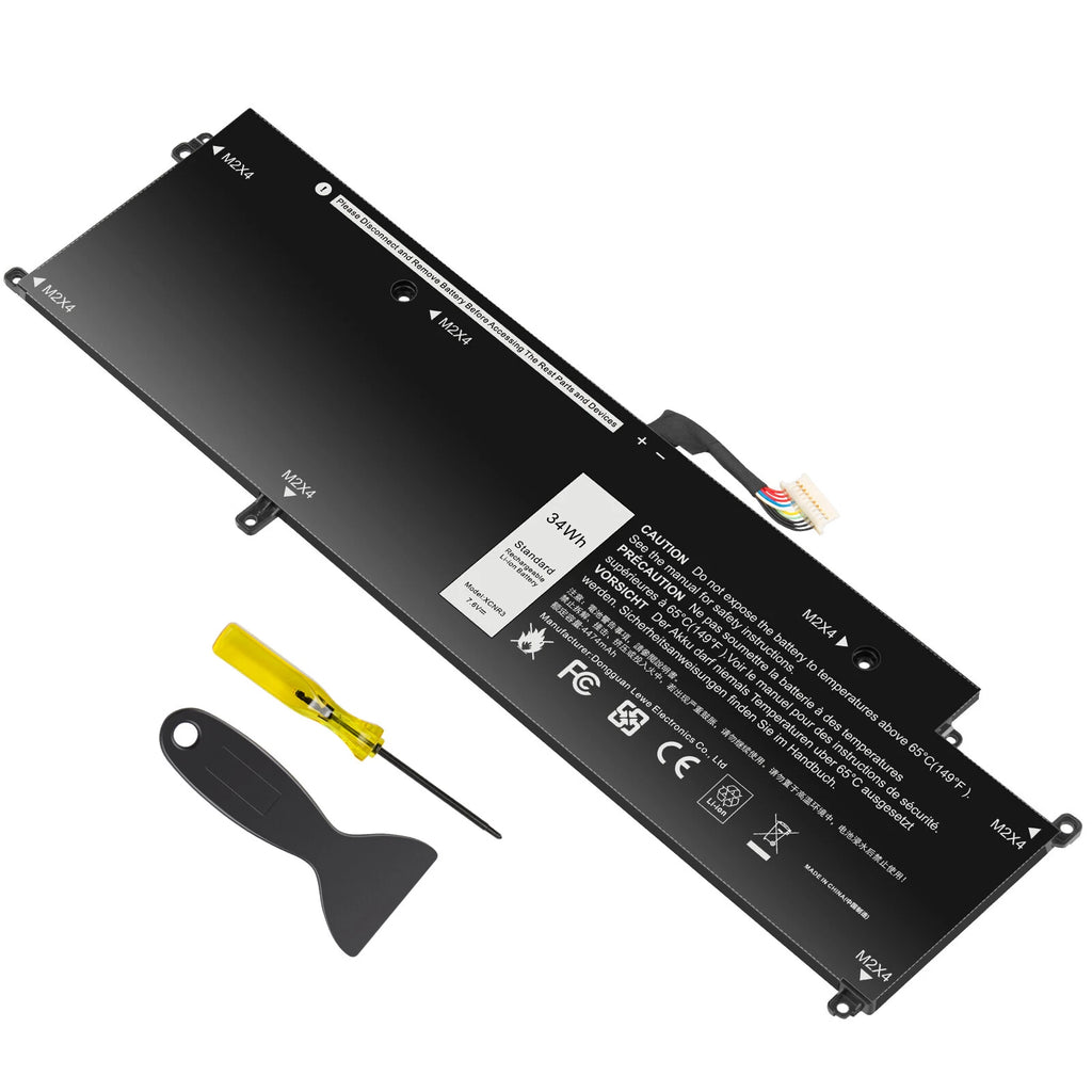 XCNR3 Laptop Battery for Dell Latitude 13 7370 E7370 Series WY7CG MH25J 34Wh