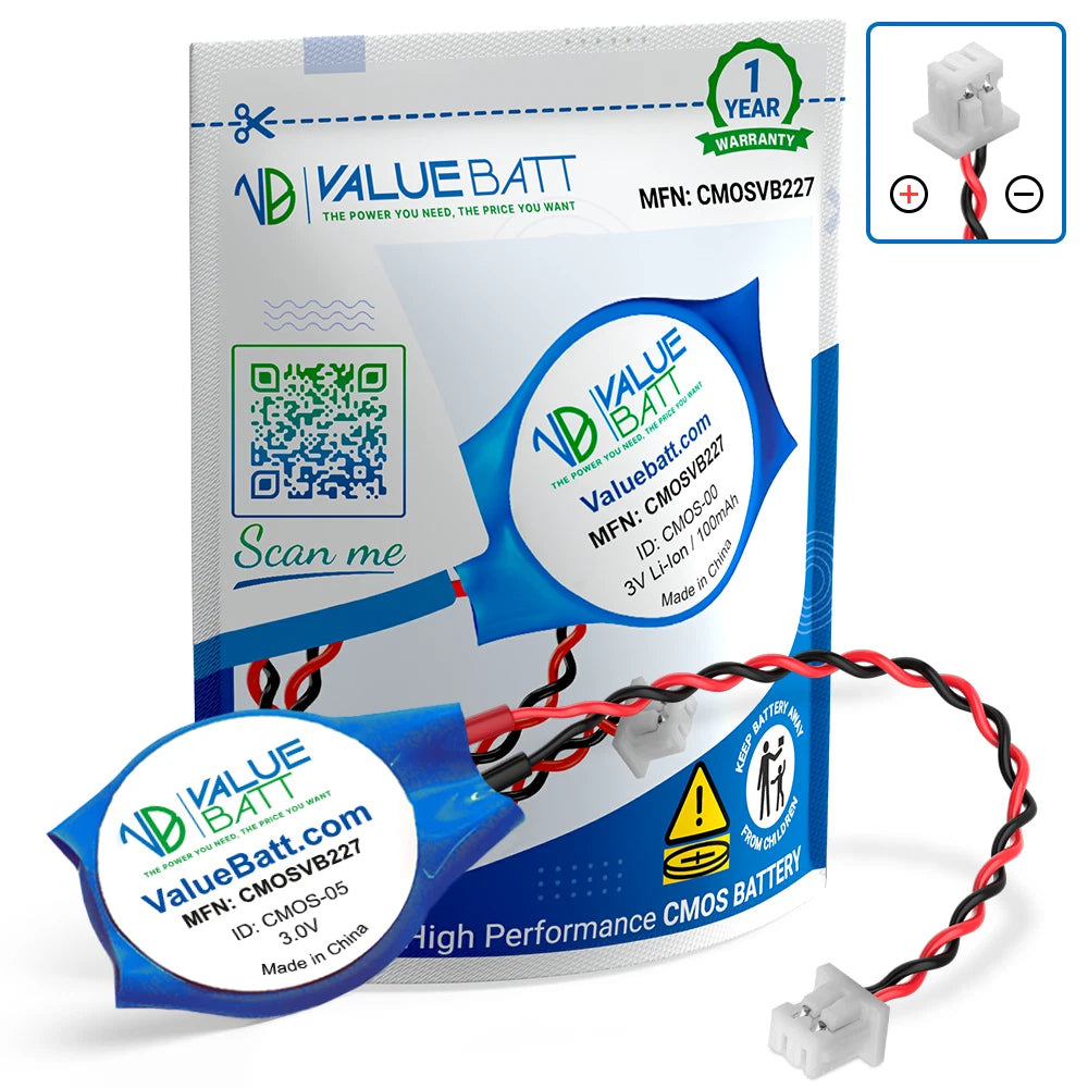 CMOS BIOS RTC Battery HP ELITEBOOK 6570B 8570P 8560W 8570W CR2032 2-Pin