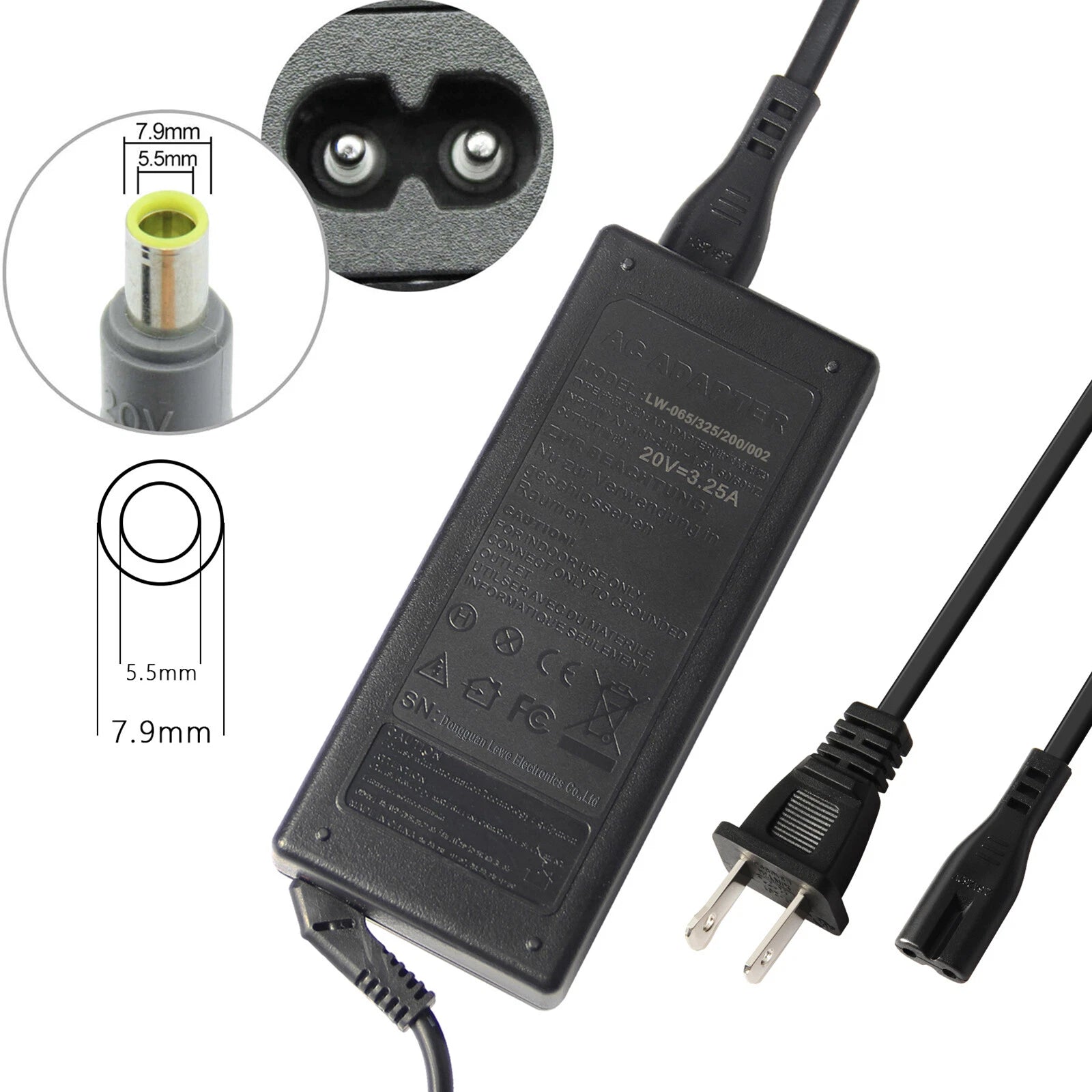 65W AC Adapter Charger Power Supply for IBM Lenovo Thinkpad T410 T420 T510 T520