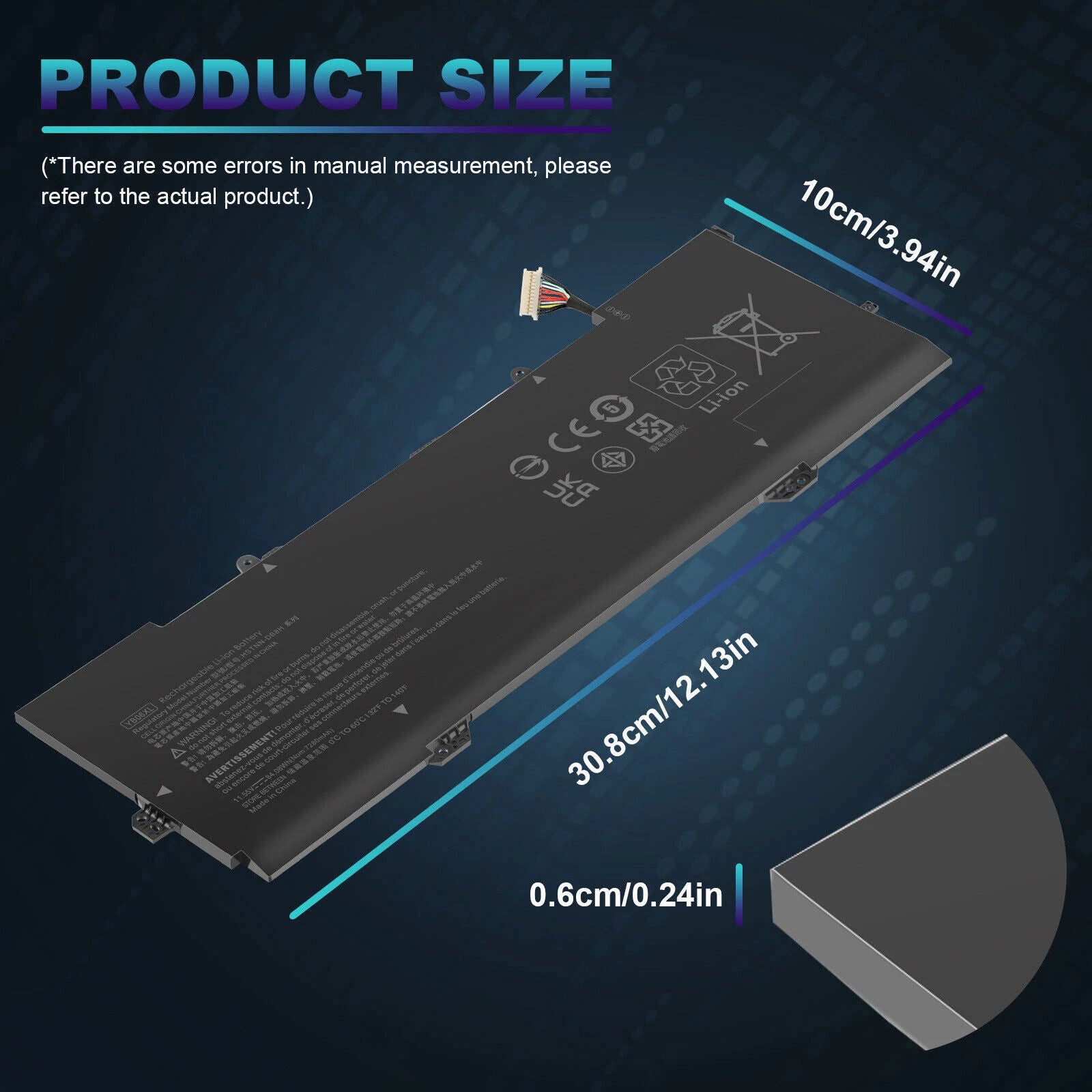 YB06XL Battery For HP Spectre X360 15-CH 2018 15-CH002TX 15-CH013TX 928427-271