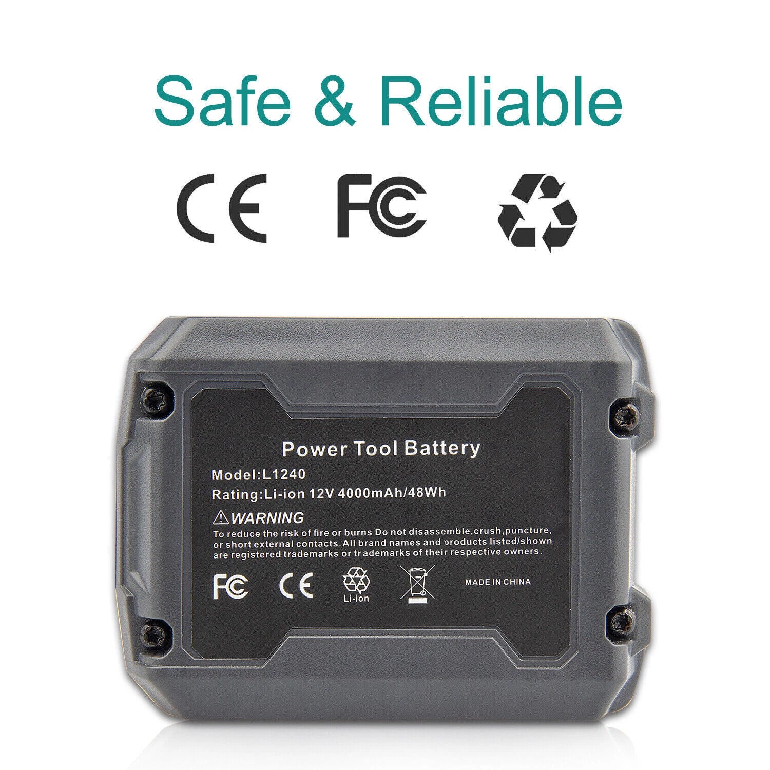 6.0Ah 12V Battery For Ridgid L1240 AC82048 R82048 R86048 130446007 130446011 USA