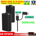 For Xbox One/One X/One S Elite Controller Battery Charging Station+2Battery