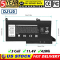 Battery DJ1J0 PGFX4 For Dell Latitude 12 7280 7290 13 7380 7390 14 7480 7490 PC