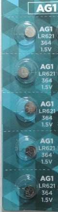 5 AG1 364 LR621 531 SR60 1.5V Alkaline Button Cell Watch Batteries Ship From USA