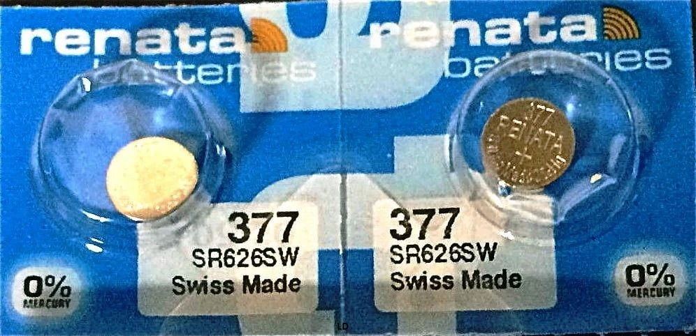 377 RENATA SR626SW SR626W WATCH BATTERIES (10 piece) New Authorized Seller