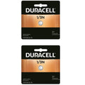 2x Duracell 1/3N, DL1/3N, CR1/3, 2L76 Photo Lithium 3V Battery