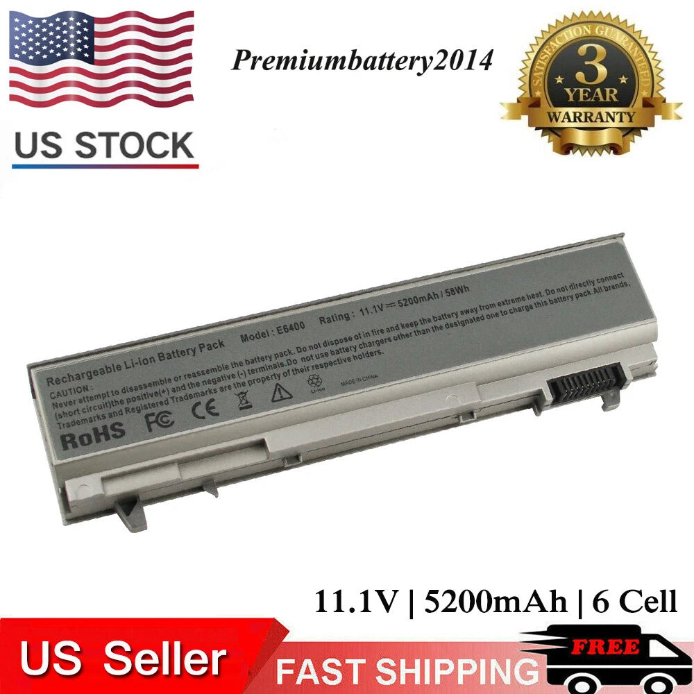6/9 Cell Battery For Dell Latitude E6400 E6410 E6500 E6510 KY477 PT434 W1193