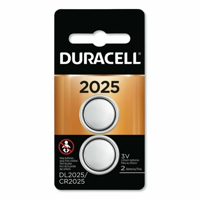 Duracell CR2025 ECR2025 CR 2025 DL2025 3 Volt Battery x 6