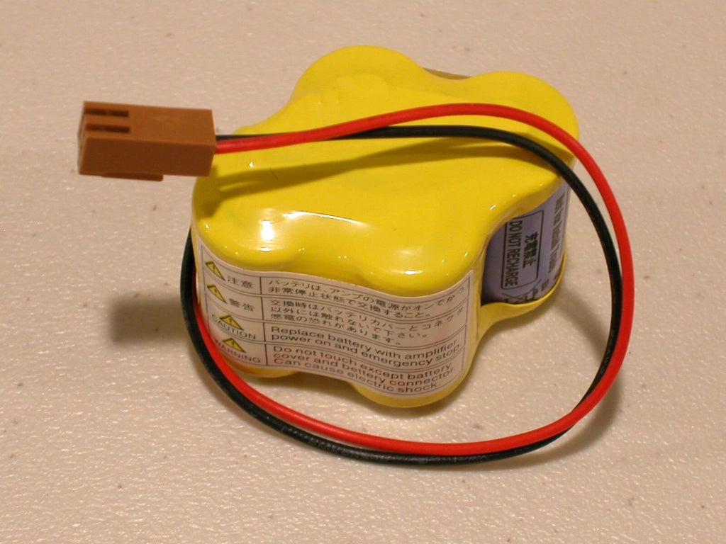 1 pc BR-2/3AGCT4A 6V PLC Lithium Battery w/Plug FANUC NEW (1 battery) MFG 07/24